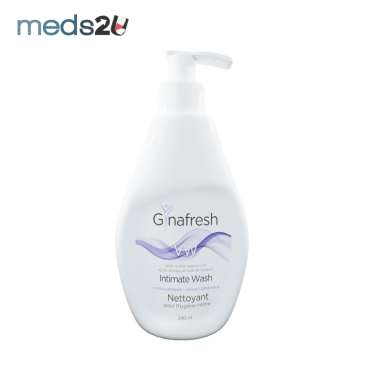 Gynafresh 240ml intimate wash natural soap free alcohol free rosemary lavender chamomile extract essential oil sensitive