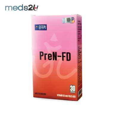 PreN-FD 30s 1 month quatrefolic folate folic acid vitamin d3 pregnancy