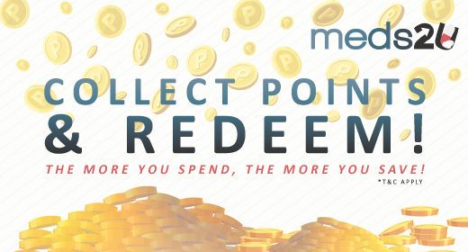 Reward-Points-Redeem Meds2u promotion loyalty program