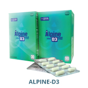 Alpine-D3 1000iu bone health sunshine vitamin respiratory infections immune system boost fertility rate