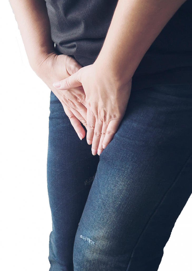 woman experiencing urinary tract infection