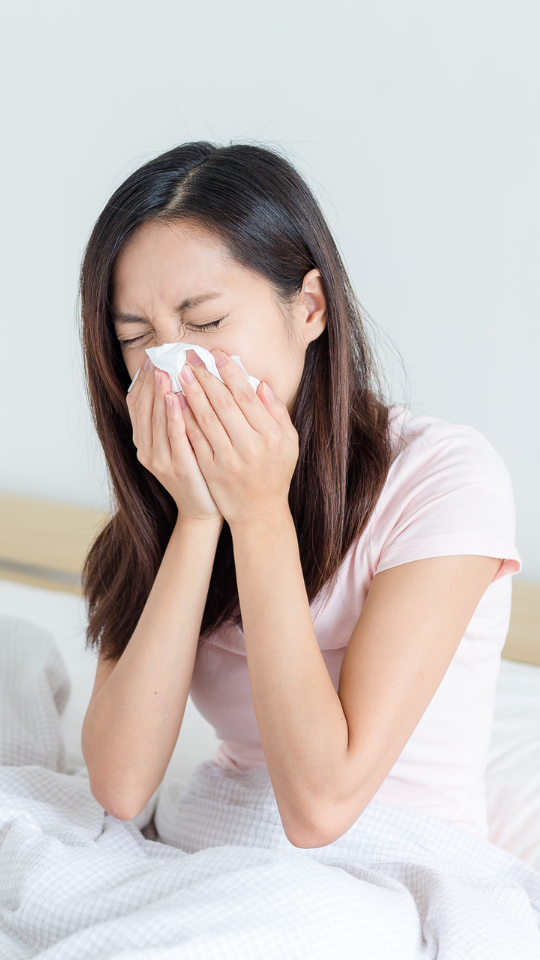 Vitamin D immune system flu cough sore throat fever